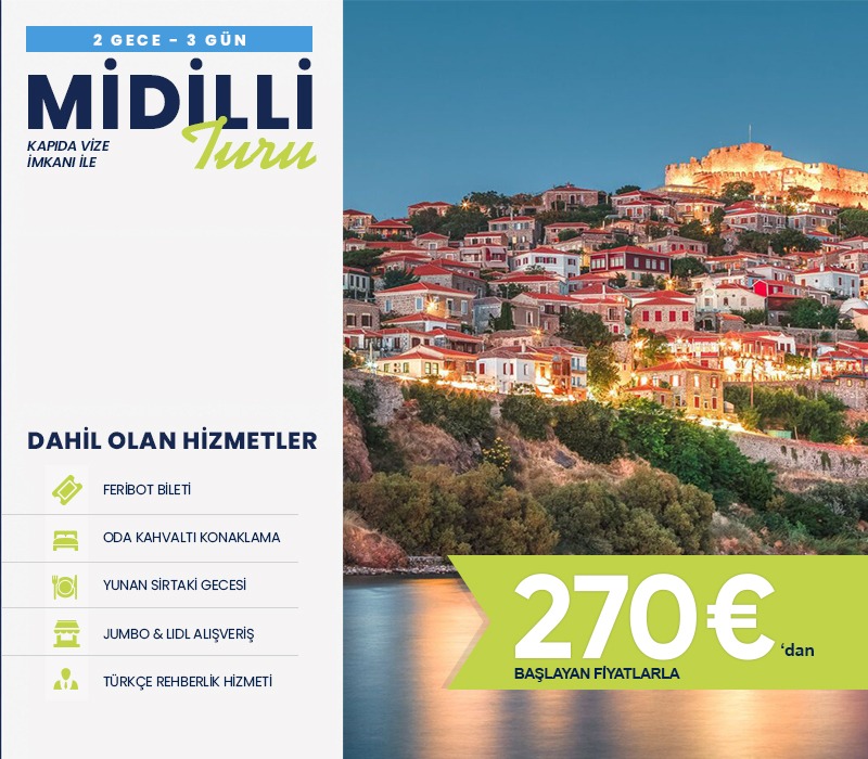 Midilli Adası Turu