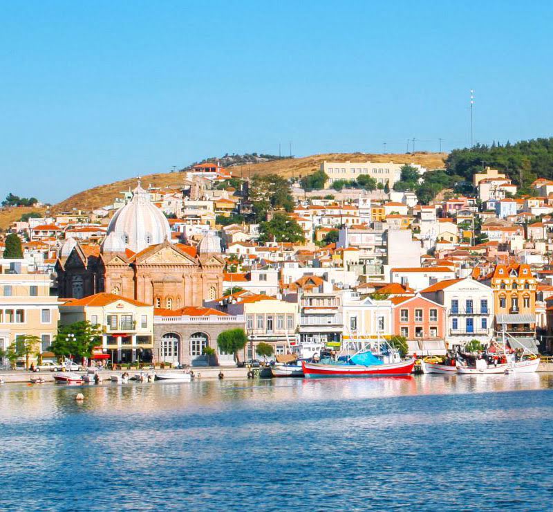 ONLINE BİLET Lesvos,Midilli,Ayasos Dağ Köyü,Eressos Köyü,Mantamados Köyü,Skaminia Köyü